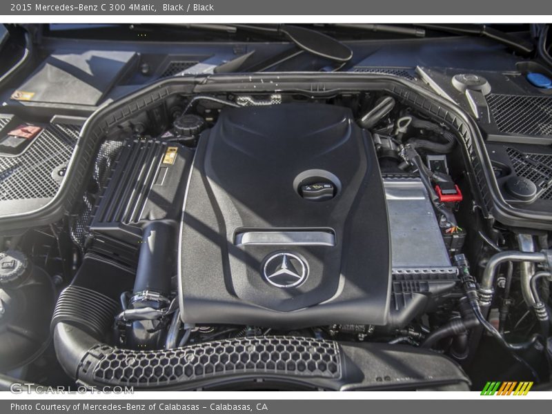 Black / Black 2015 Mercedes-Benz C 300 4Matic