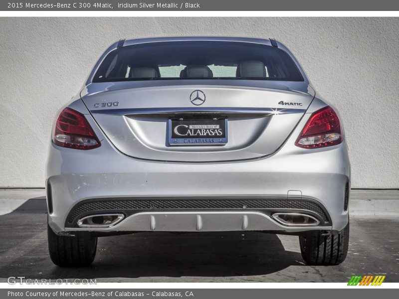 Iridium Silver Metallic / Black 2015 Mercedes-Benz C 300 4Matic