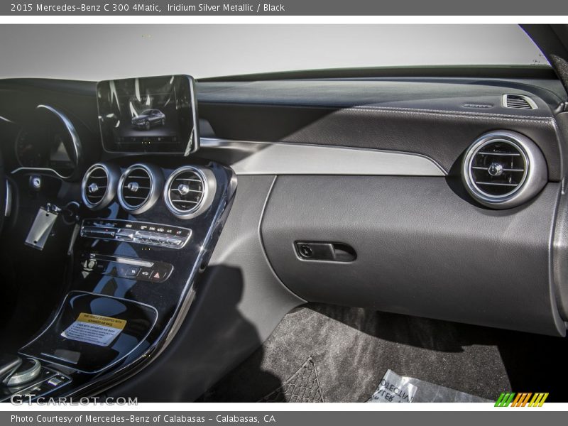 Iridium Silver Metallic / Black 2015 Mercedes-Benz C 300 4Matic
