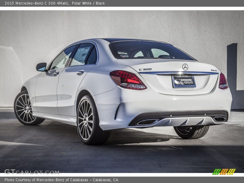 Polar White / Black 2015 Mercedes-Benz C 300 4Matic