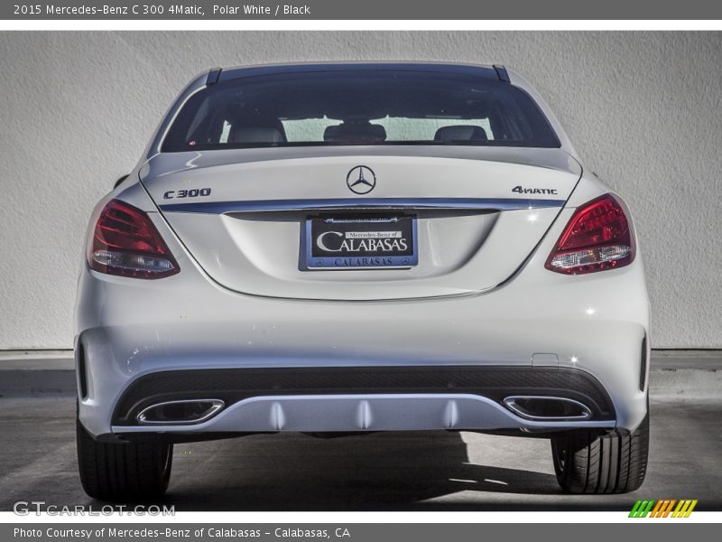 Polar White / Black 2015 Mercedes-Benz C 300 4Matic