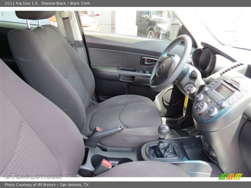 Shadow Black / Black Cloth 2011 Kia Soul 1.6