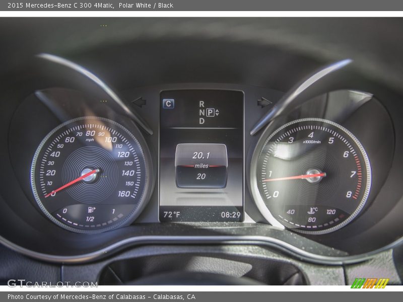 Polar White / Black 2015 Mercedes-Benz C 300 4Matic