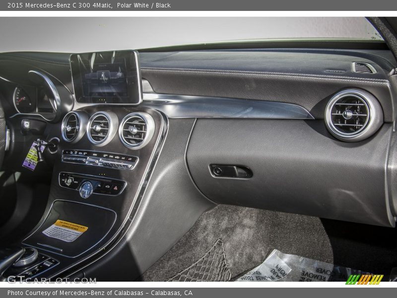 Polar White / Black 2015 Mercedes-Benz C 300 4Matic