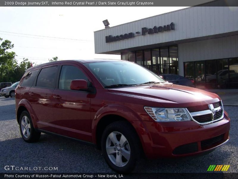 Inferno Red Crystal Pearl / Dark Slate Gray/Light Graystone 2009 Dodge Journey SXT