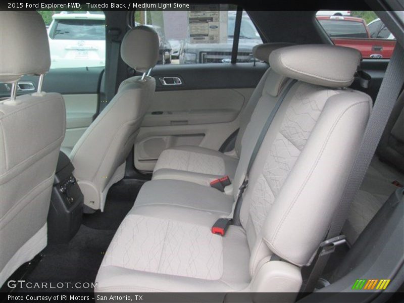 Tuxedo Black / Medium Light Stone 2015 Ford Explorer FWD