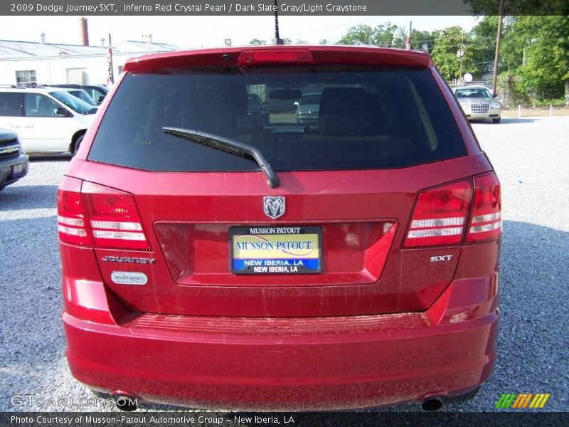 Inferno Red Crystal Pearl / Dark Slate Gray/Light Graystone 2009 Dodge Journey SXT