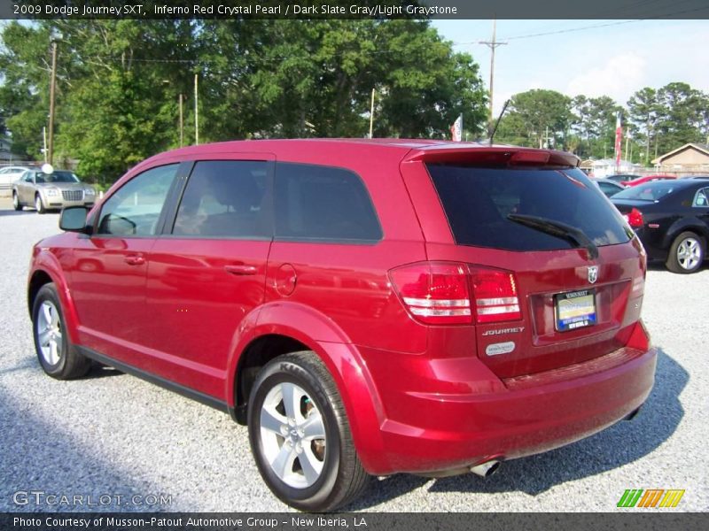 Inferno Red Crystal Pearl / Dark Slate Gray/Light Graystone 2009 Dodge Journey SXT