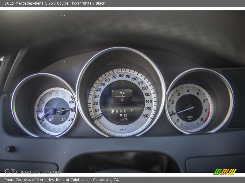 Polar White / Black 2015 Mercedes-Benz C 250 Coupe