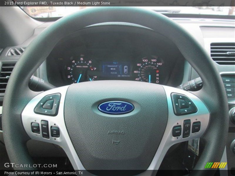 Tuxedo Black / Medium Light Stone 2015 Ford Explorer FWD
