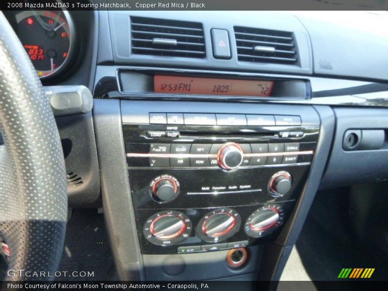 Copper Red Mica / Black 2008 Mazda MAZDA3 s Touring Hatchback