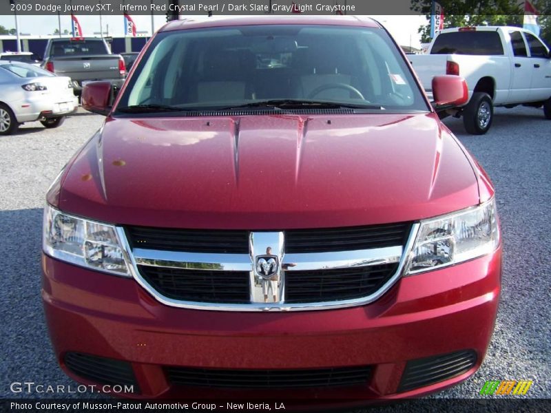 Inferno Red Crystal Pearl / Dark Slate Gray/Light Graystone 2009 Dodge Journey SXT