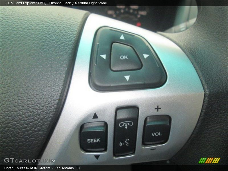 Tuxedo Black / Medium Light Stone 2015 Ford Explorer FWD