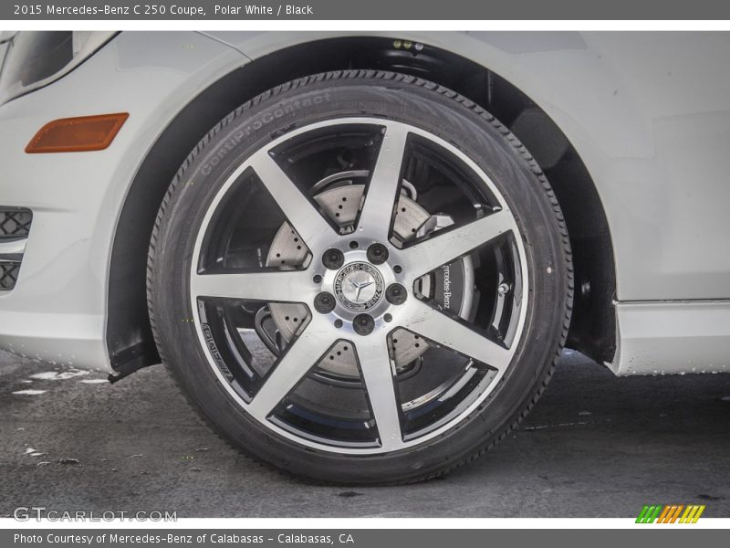 Polar White / Black 2015 Mercedes-Benz C 250 Coupe