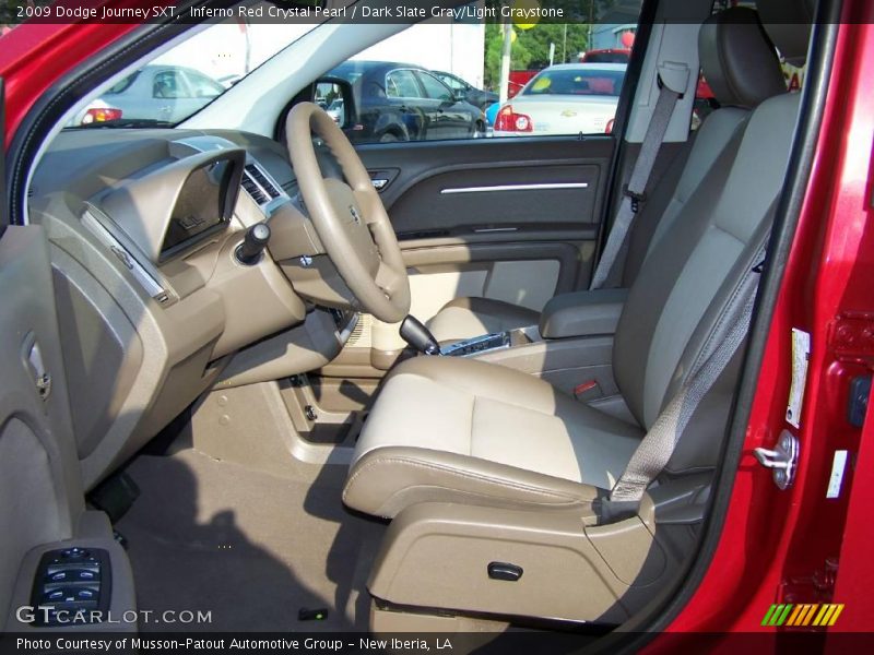 Inferno Red Crystal Pearl / Dark Slate Gray/Light Graystone 2009 Dodge Journey SXT