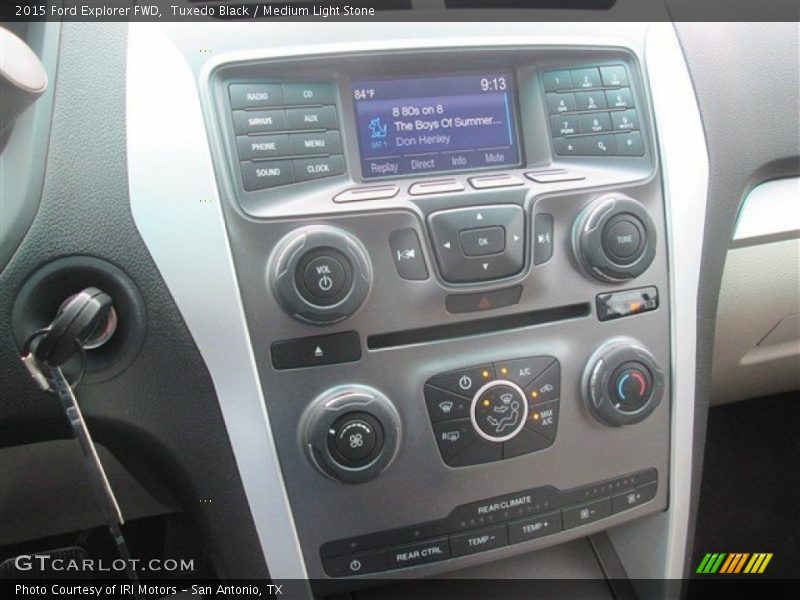 Tuxedo Black / Medium Light Stone 2015 Ford Explorer FWD