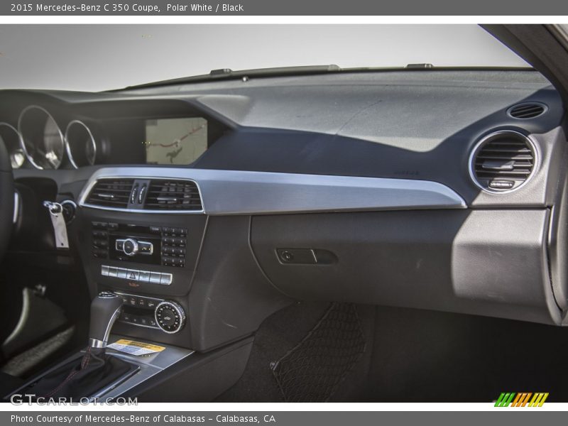 Polar White / Black 2015 Mercedes-Benz C 350 Coupe