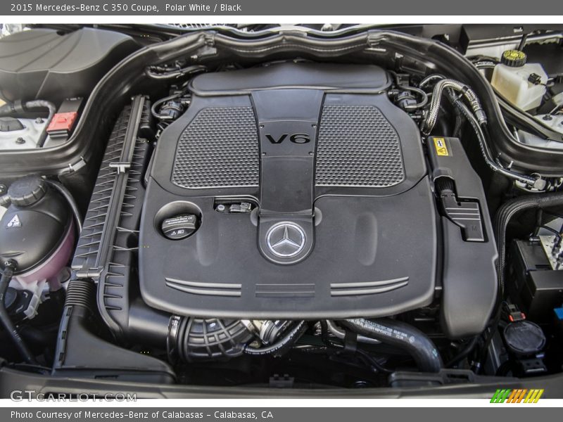 Polar White / Black 2015 Mercedes-Benz C 350 Coupe
