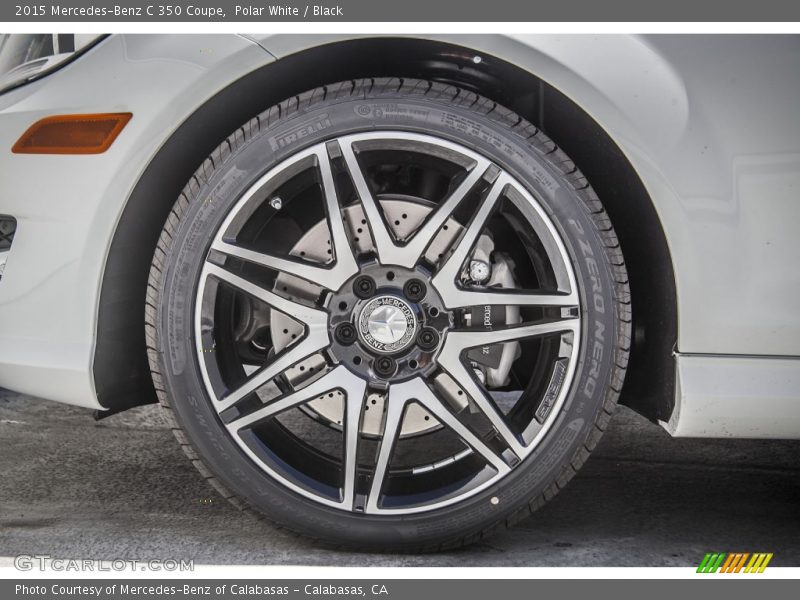 Polar White / Black 2015 Mercedes-Benz C 350 Coupe