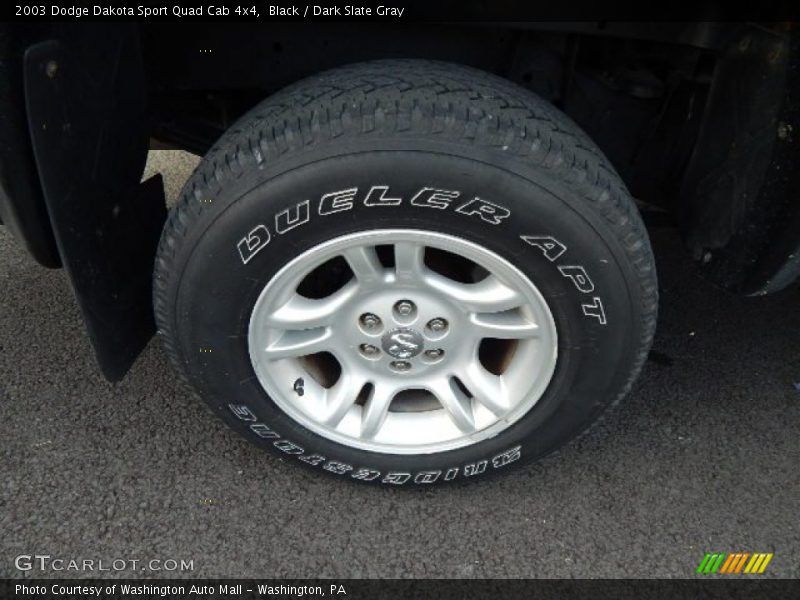 Black / Dark Slate Gray 2003 Dodge Dakota Sport Quad Cab 4x4