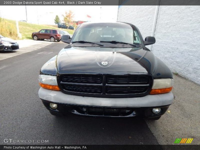 Black / Dark Slate Gray 2003 Dodge Dakota Sport Quad Cab 4x4