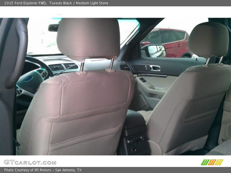 Tuxedo Black / Medium Light Stone 2015 Ford Explorer FWD