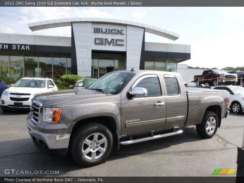 Mocha Steel Metallic / Ebony 2012 GMC Sierra 1500 SLE Extended Cab 4x4