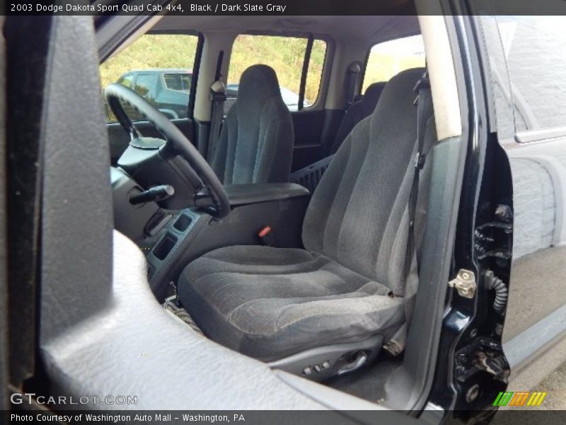 Black / Dark Slate Gray 2003 Dodge Dakota Sport Quad Cab 4x4