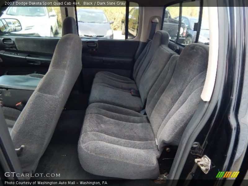 Black / Dark Slate Gray 2003 Dodge Dakota Sport Quad Cab 4x4