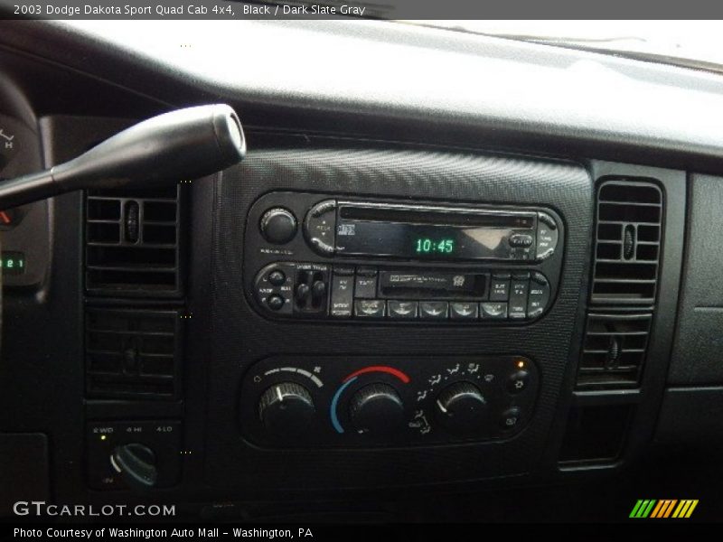 Black / Dark Slate Gray 2003 Dodge Dakota Sport Quad Cab 4x4