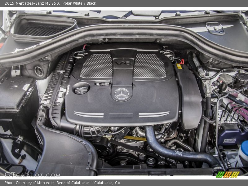 Polar White / Black 2015 Mercedes-Benz ML 350