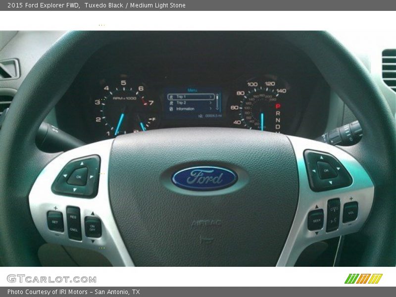Tuxedo Black / Medium Light Stone 2015 Ford Explorer FWD