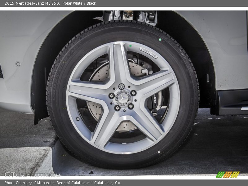 Polar White / Black 2015 Mercedes-Benz ML 350