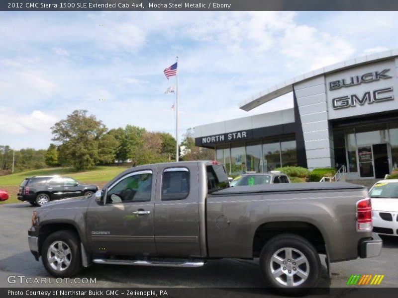 Mocha Steel Metallic / Ebony 2012 GMC Sierra 1500 SLE Extended Cab 4x4