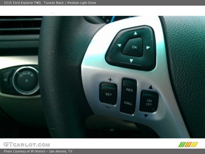 Tuxedo Black / Medium Light Stone 2015 Ford Explorer FWD