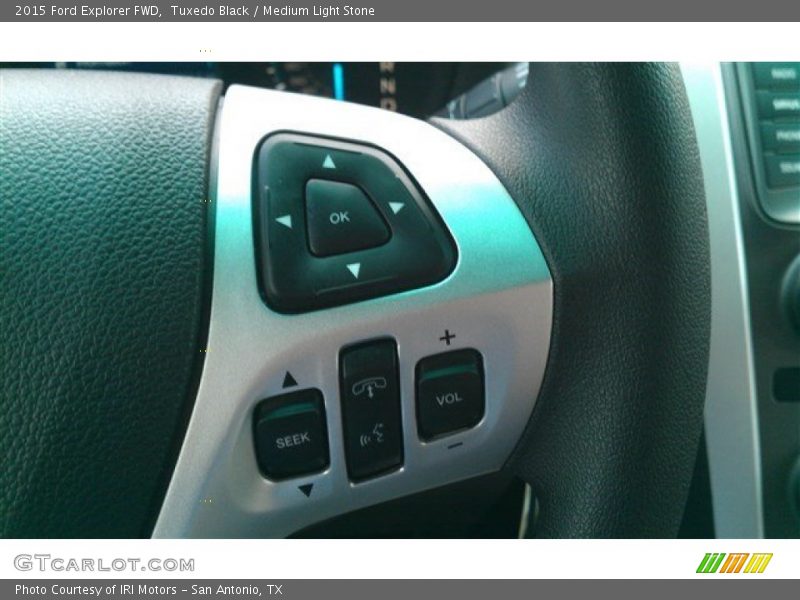 Tuxedo Black / Medium Light Stone 2015 Ford Explorer FWD