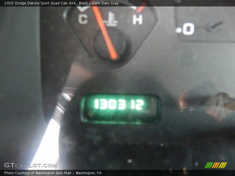 Black / Dark Slate Gray 2003 Dodge Dakota Sport Quad Cab 4x4