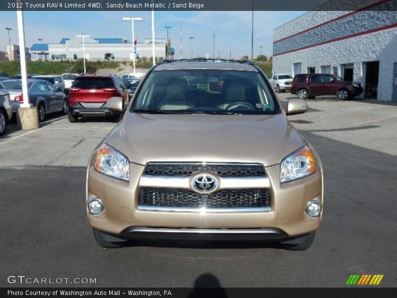 Sandy Beach Metallic / Sand Beige 2012 Toyota RAV4 Limited 4WD