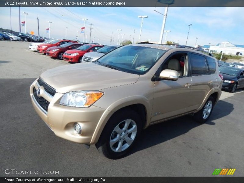 Sandy Beach Metallic / Sand Beige 2012 Toyota RAV4 Limited 4WD