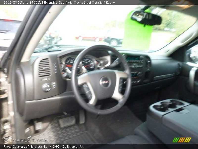Mocha Steel Metallic / Ebony 2012 GMC Sierra 1500 SLE Extended Cab 4x4