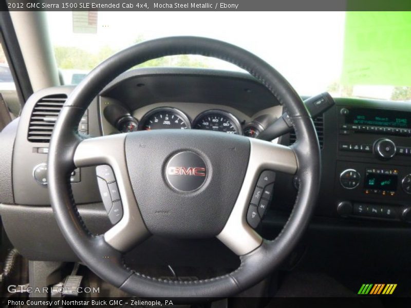 Mocha Steel Metallic / Ebony 2012 GMC Sierra 1500 SLE Extended Cab 4x4