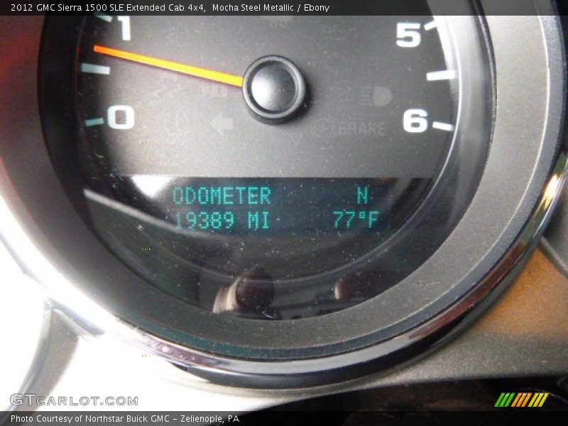 Mocha Steel Metallic / Ebony 2012 GMC Sierra 1500 SLE Extended Cab 4x4