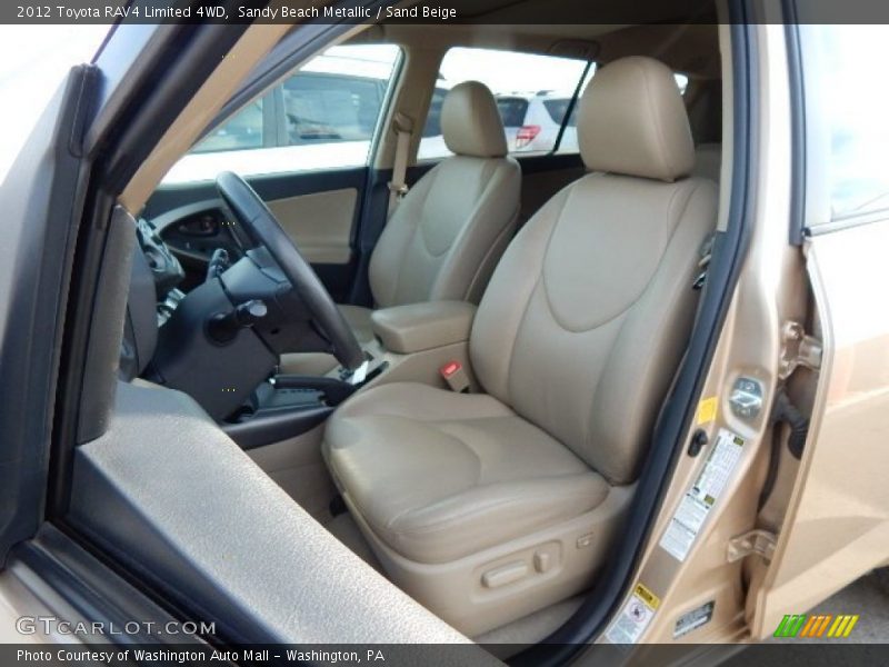 Sandy Beach Metallic / Sand Beige 2012 Toyota RAV4 Limited 4WD