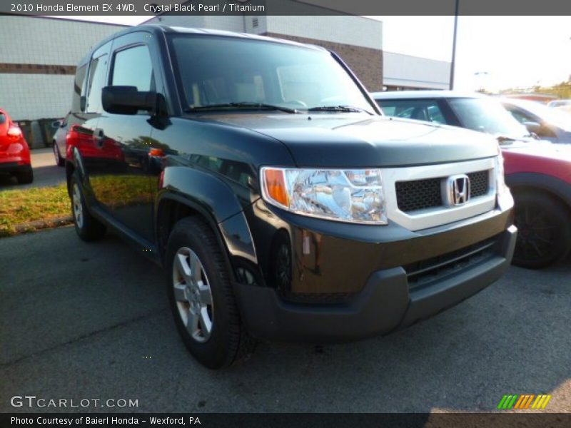 Crystal Black Pearl / Titanium 2010 Honda Element EX 4WD