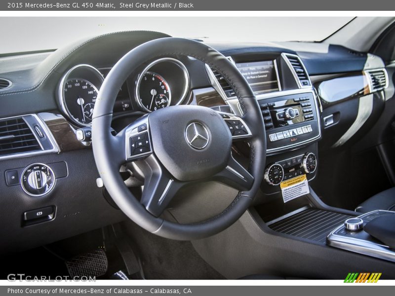Steel Grey Metallic / Black 2015 Mercedes-Benz GL 450 4Matic
