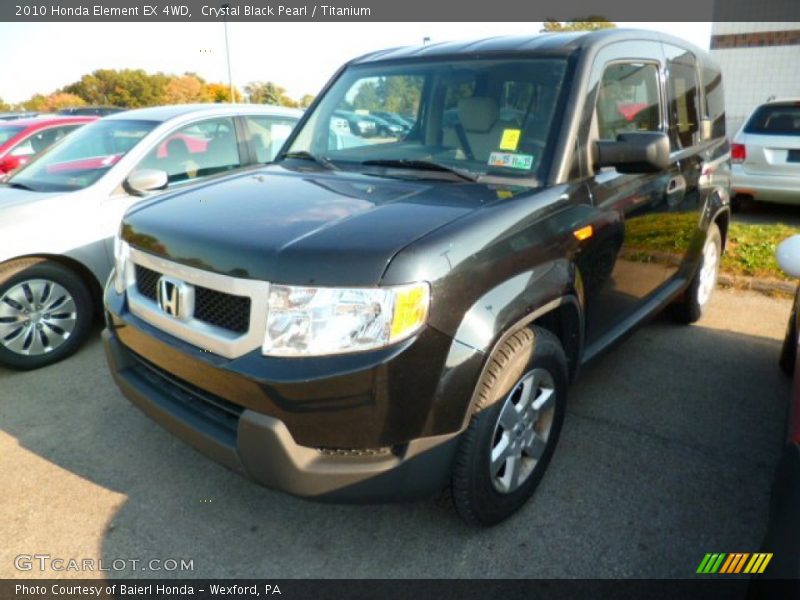 Crystal Black Pearl / Titanium 2010 Honda Element EX 4WD