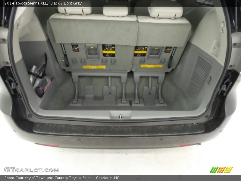 Black / Light Gray 2014 Toyota Sienna XLE