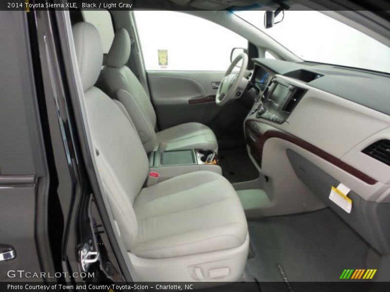 Black / Light Gray 2014 Toyota Sienna XLE