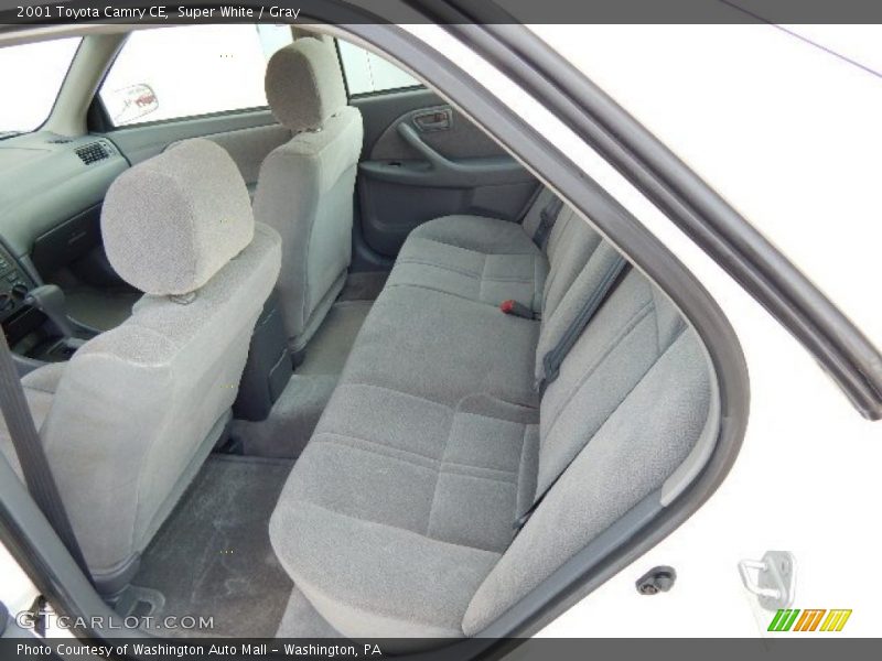 Super White / Gray 2001 Toyota Camry CE