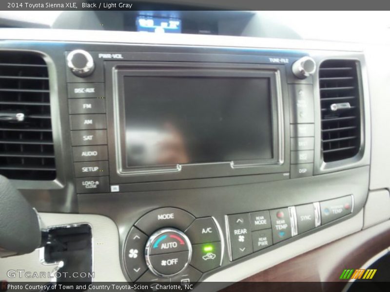 Black / Light Gray 2014 Toyota Sienna XLE